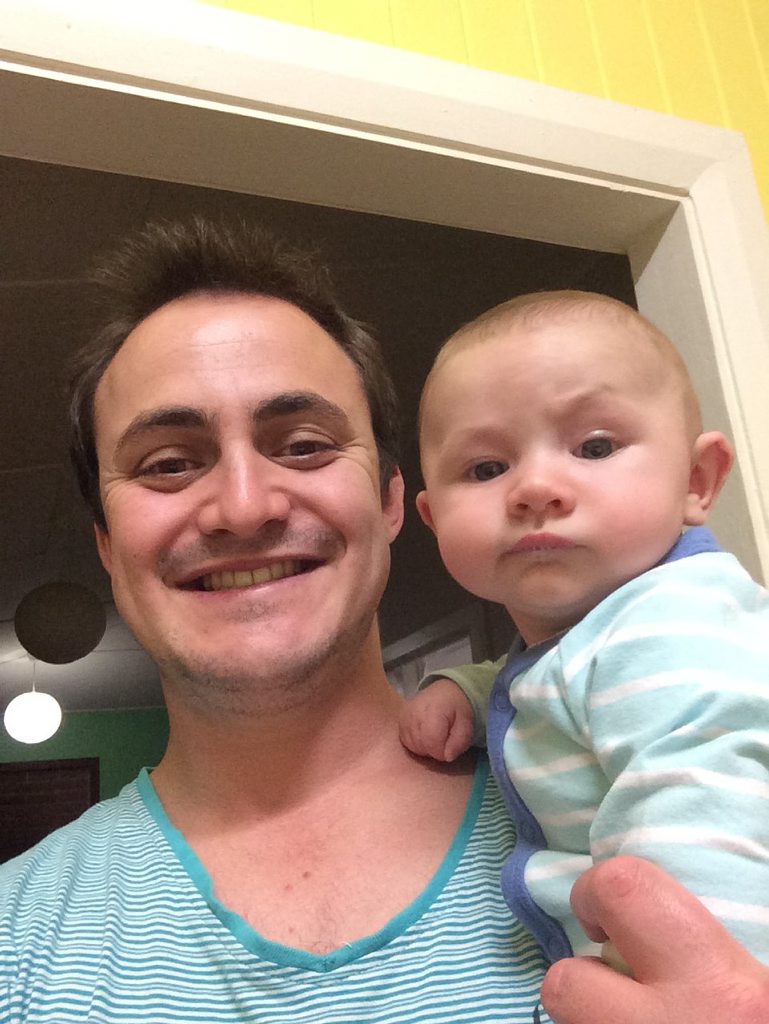 Mitch Wear and Harri Wear, winners of The Daily Examiner Father's Day competition for 2015. Photo Contributed Mitch Wear and Harri Wear, winners of The Daily Examiner Father's Day competition for 2015. Photo Contributed